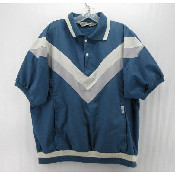 Dior Other - VGT Christian Dior Jacket Large Golf Polo Chevron 80s 90s Windbreaker *